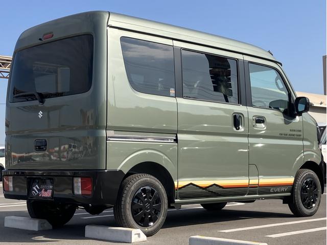 エブリイ Ｊリミテッド　届出済未使用車　特別仕様車　フルオートエアコン　両側パワースライドドア全席ＰＷ　セキュリティー　シ－トヒ－タ－　ＳＲＳ　ＬＥＤライト　Ｗエアバック　パーキングセンサー　キーフリーシステム　ＡＣ（23枚目）