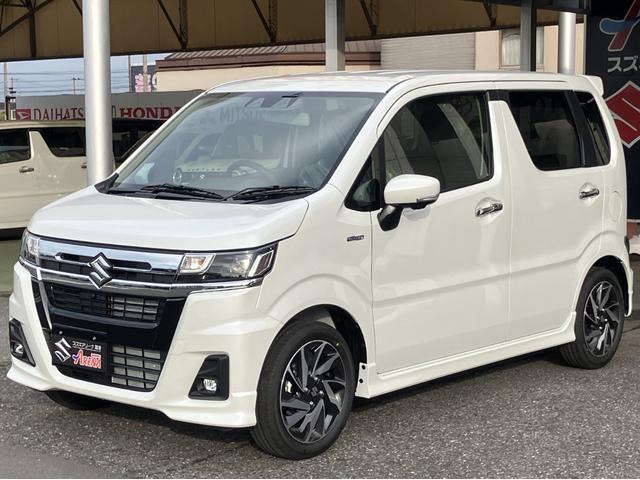 ワゴンＲカスタムＺ ハイブリッドＺＸ　ハイブリッドＺＸ　全方位モニター付ディスプレイオーディオ　アップグレードパッケージ　純正１５インチアルミホイール　ヘッドアップディスプレイ　フルオートエアコン（5枚目）