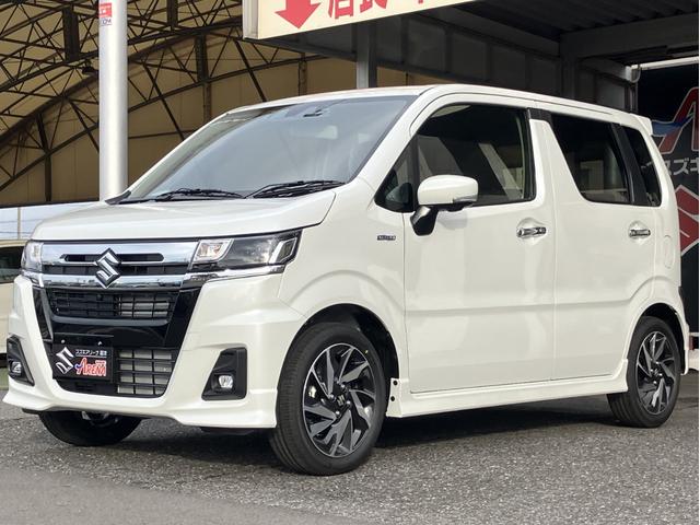 ワゴンＲカスタムＺ ハイブリッドＺＸ　ハイブリッドＺＸ　全方位モニター付ディスプレイオーディオ　アップグレードパッケージ　純正１５インチアルミホイール　ヘッドアップディスプレイ　フルオートエアコン（6枚目）