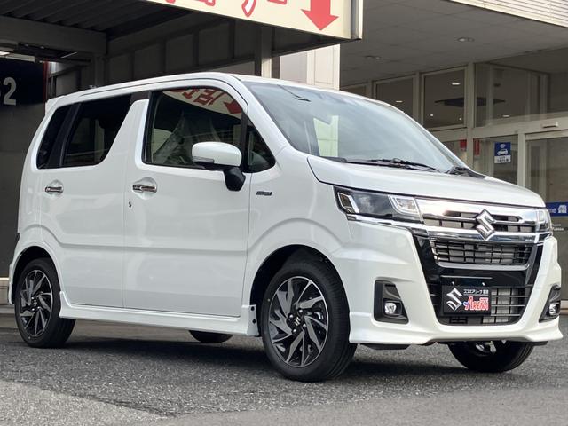 ワゴンＲカスタムＺ ハイブリッドＺＸ　ハイブリッドＺＸ　全方位モニター付ディスプレイオーディオ　アップグレードパッケージ　純正１５インチアルミホイール　ヘッドアップディスプレイ　フルオートエアコン（12枚目）