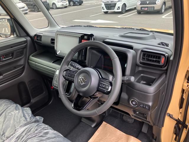 スペーシアギア ハイブリッドＸＺ　届出済未使用車　全方位モニター付メモリーナビゲーション　ツートンカラー　ルーフレール　ステアリングスイッチ　アダクティブクルーズコントロール　フルセグ　両側パワースライドドア（35枚目）