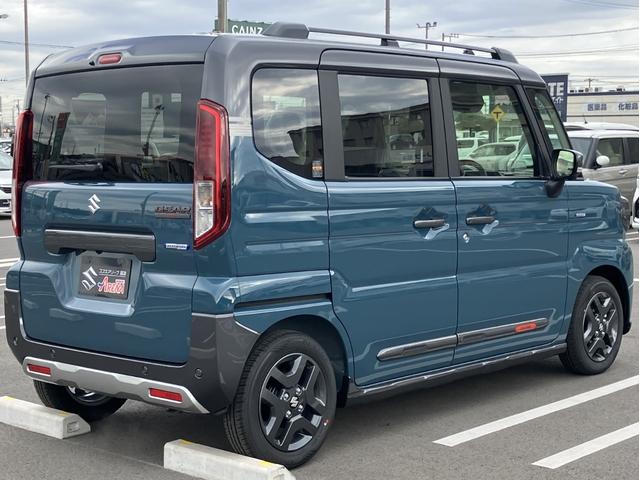 スペーシアギア ハイブリッドＸＺ　ターボ　届出済未使用車　全方位モニター付メモリーナビゲーション　ツートンカラー　ルーフレール　ステアリングスイッチ　アダクティブクルーズコントロール　フルセグ　両側パワースライドドア（22枚目）