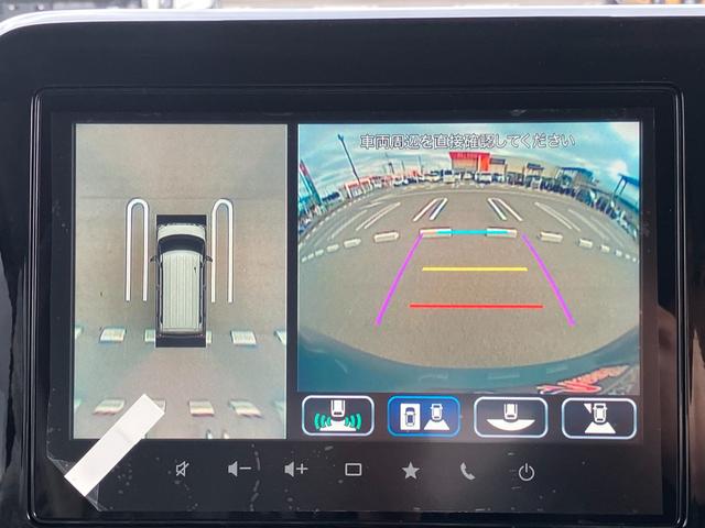 スペーシアギア ハイブリッドＸＺ　ターボ　届出済未使用車　全方位モニター付メモリーナビゲーション　ツートンカラー　ルーフレール　ステアリングスイッチ　アダクティブクルーズコントロール　フルセグ　両側パワースライドドア（56枚目）