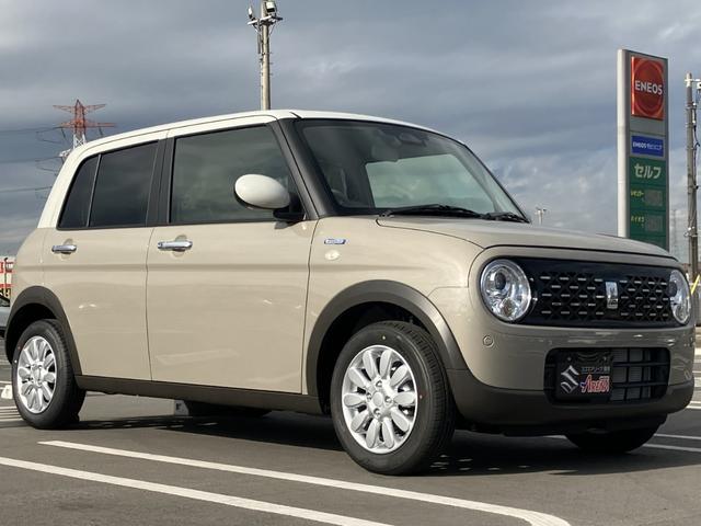 アルトラパン ハイブリッドＸ　マイナーチェンジ　ハイブリッド　ＬＥＤヘッドライト　プッシュスタートボタン　アイドリングストップ　純正１４インチアルミホイール　前席シートヒータースイッチ　ＵＳＢポート（6枚目）