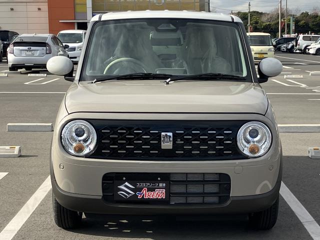 アルトラパン ハイブリッドＸ　マイナーチェンジ　ハイブリッド　ＬＥＤヘッドライト　プッシュスタートボタン　アイドリングストップ　純正１４インチアルミホイール　前席シートヒータースイッチ　ＵＳＢポート（8枚目）