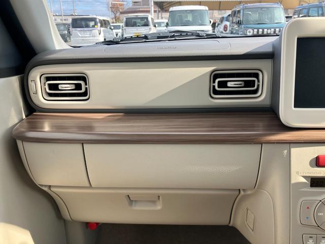 アルトラパン ハイブリッドＸ　マイナーチェンジ　ハイブリッド　ＬＥＤヘッドライト　プッシュスタートボタン　アイドリングストップ　純正１４インチアルミホイール　前席シートヒータースイッチ　ＵＳＢポート（57枚目）