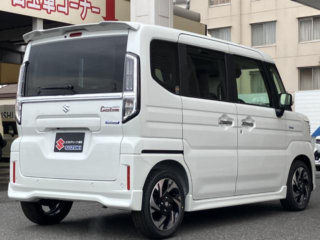 スペーシアカスタム ハイブリッドＸＳターボ　届出済未使用車　全方位モニター付メモリーナビ　スズキコネクト　後席両側パワースライドドア　シートヒーター　マルチユースフラップ　スリムサーキュレーター　電動パーキングブレーキ（56枚目）