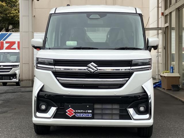 スペーシアカスタム ハイブリッドＸＳターボ　届出済未使用車　全方位モニター付メモリーナビ　スズキコネクト　後席両側パワースライドドア　シートヒーター　マルチユースフラップ　スリムサーキュレーター　電動パーキングブレーキ（60枚目）