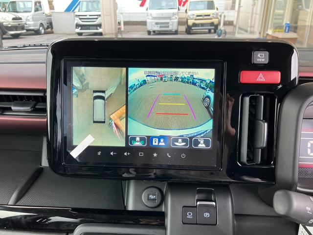 スペーシアカスタム ハイブリッドＸＳターボ　届出済未使用車　全方位モニター付メモリーナビ　スズキコネクト　後席両側パワースライドドア　シートヒーター　マルチユースフラップ　スリムサーキュレーター　電動パーキングブレーキ（67枚目）