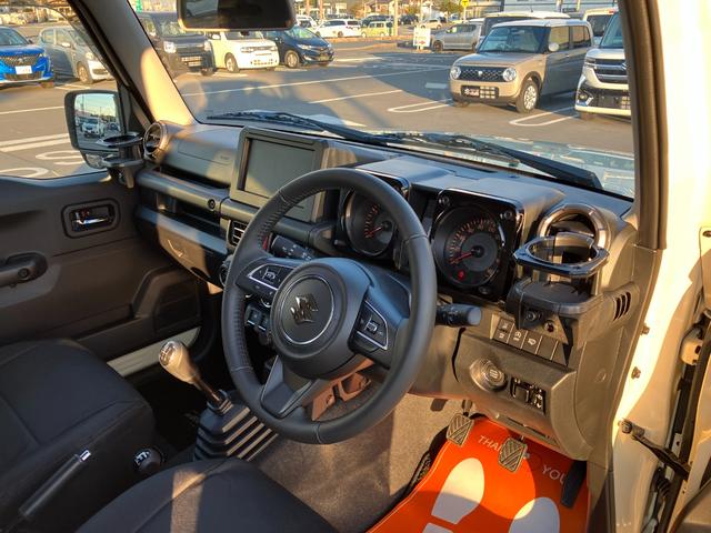 ジムニーシエラ JC MT車 ETC フロントドライブレコーダー ステアリングスイッチ クルーズコントロールスイッチ ドリンクホルダー ラゲッジマット(38枚目)