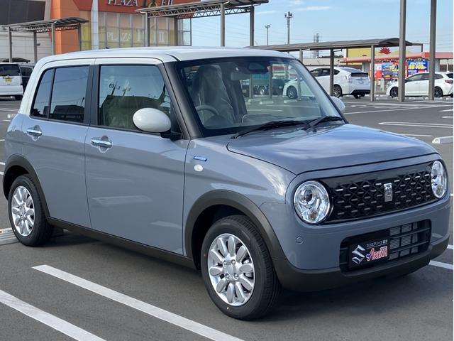 アルトラパン ハイブリッドX マイナーチェンジ ハイブリッド LEDヘッドライト プッシュスタートボタン アイドリングストップ 純正14インチアルミホイール 前席シートヒータースイッチ USBポート(4枚目)