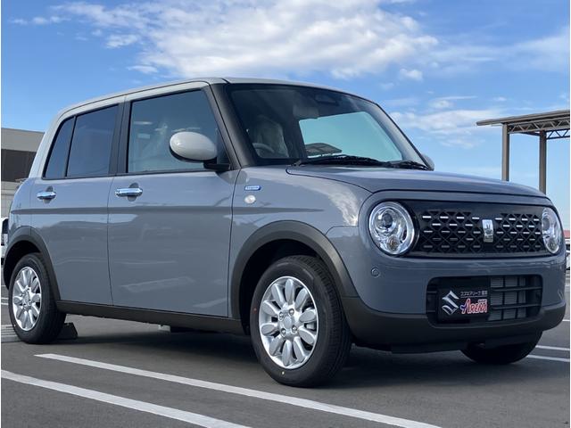 アルトラパン ハイブリッドX マイナーチェンジ ハイブリッド LEDヘッドライト プッシュスタートボタン アイドリングストップ 純正14インチアルミホイール 前席シートヒータースイッチ USBポート(5枚目)