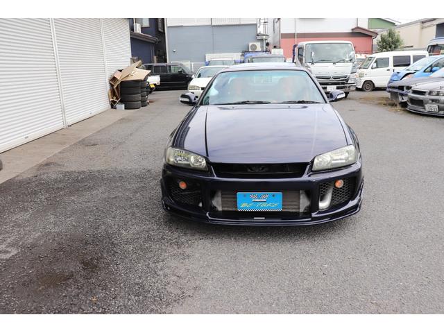 スカイライン ２５ＧＴターボ　トミーカイラフロントバンパー　ＢＮＲ３４純正フロントフェンダー　イーストベアーサイドステップ＆リアバンパー　前後Ｆ５０ブレンボキット　ＨＫＳフロントパイプ　ＪＩＣマフラー　ＴＥＩＮ車高調　クスコＬＳＤ（45枚目）