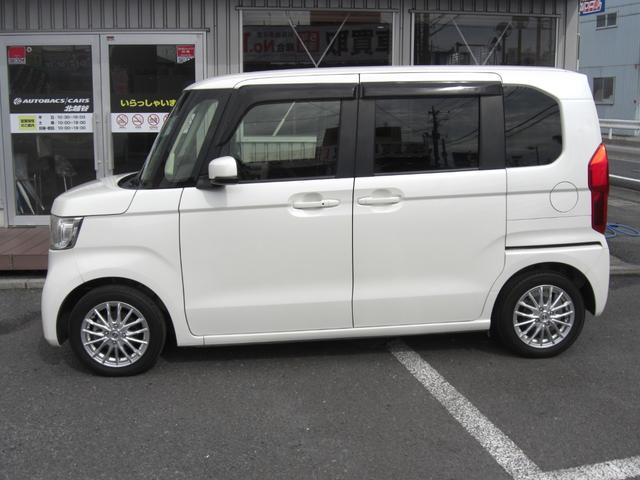 N-BOX G・Lターボホンダセンシング 純正ナビ 地デジTV Bカメラ ETC 両側パワースライドドア LEDヘッドライト 充電用USB 衝突軽減ブレーキ アダプティブクルーズコントロール 誤発進抑制機能 車線維持支援 社外AW(3枚目)