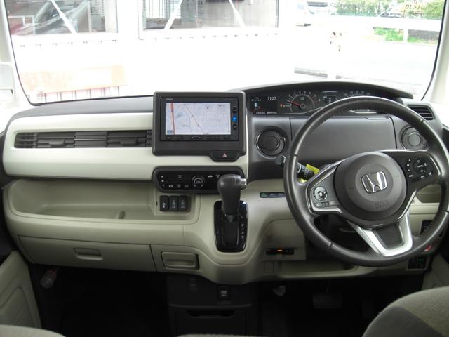 N-BOX G・Lターボホンダセンシング 純正ナビ 地デジTV Bカメラ ETC 両側パワースライドドア LEDヘッドライト 充電用USB 衝突軽減ブレーキ アダプティブクルーズコントロール 誤発進抑制機能 車線維持支援 社外AW(11枚目)
