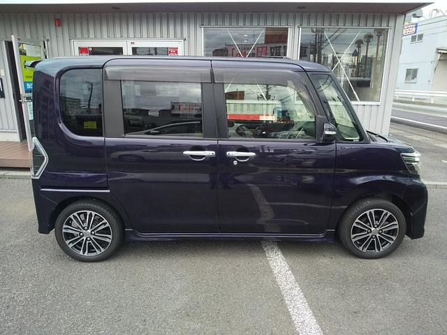 タント カスタムRS トップエディションSAII 純正8インチナビ 10.1インチフリップダウンモニター フルセグ DVD再生 BT接続 Bカメラ ナビ連動ドラレコ 両側パワースライドドア LEDヘッドライト ハーフレザーシート 一年間保証付(4枚目)