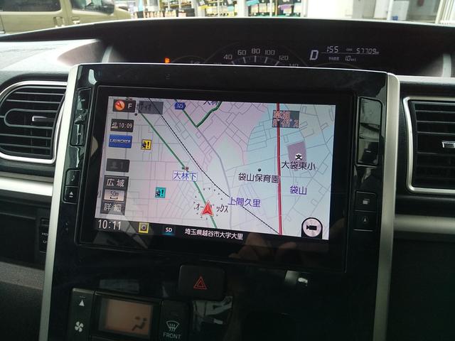 タント カスタムRS トップエディションSAII 純正8インチナビ 10.1インチフリップダウンモニター フルセグ DVD再生 BT接続 Bカメラ ナビ連動ドラレコ 両側パワースライドドア LEDヘッドライト ハーフレザーシート 一年間保証付(14枚目)