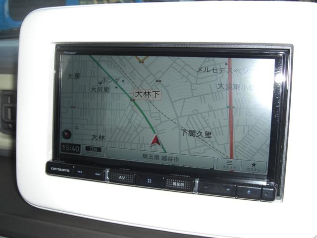 アルトラパン L 社外ナビ フルセグTV DVD再生 BT接続 シートヒーター スマートキー レーダーブレーキサポート 一年間保証付(12枚目)