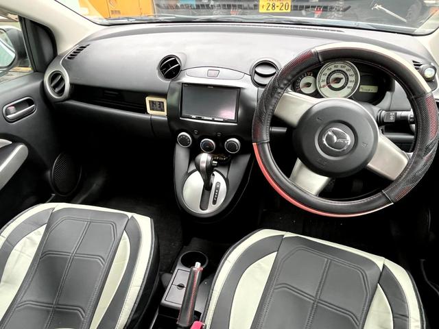 デミオ 13C-V HIDエディション 12か月走行距離無制限保障 マツダナビ TV ETC キーレス(9枚目)