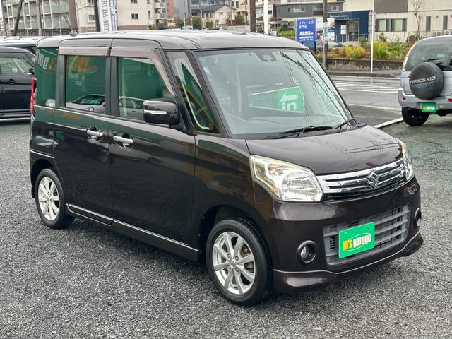 スペーシア Xリミテッド 禁煙車 レーダーブレーキサポート 衝突軽減ブレーキ カロッツェリアナビTV バックカメラ ETC 両側電動スライドドア プッシュスタートスマートキー シートヒーター アイドリングストップ 純正14AW(7枚目)