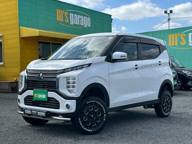 eKクロス T 4インチリフトアップキット 構造変更済公認車両 禁煙車 ワンオーナー車 ディーラー記録簿 純正ナビフルセグTV全方向カメラ ETC ドライブレコーダー デジタルインナーミラー XTREMEーJ14AW(3枚目)