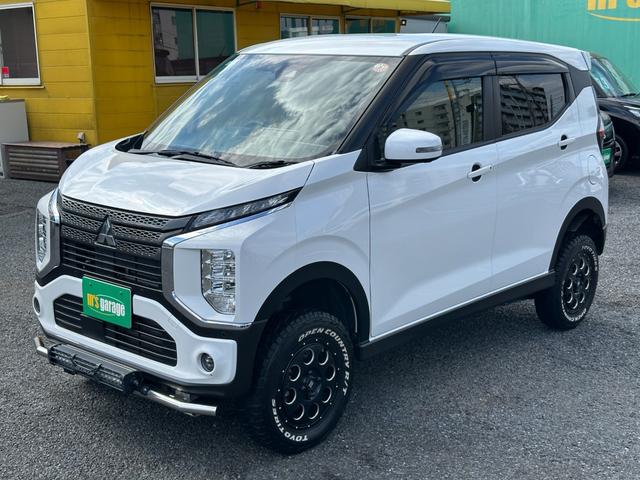 eKクロス T 4インチリフトアップキット 構造変更済公認車両 禁煙車 ワンオーナー車 ディーラー記録簿 純正ナビフルセグTV全方向カメラ ETC ドライブレコーダー デジタルインナーミラー XTREMEーJ14AW(9枚目)