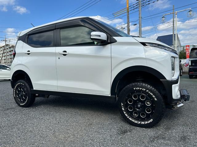 eKクロス T 4インチリフトアップキット 構造変更済公認車両 禁煙車 ワンオーナー車 ディーラー記録簿 純正ナビフルセグTV全方向カメラ ETC ドライブレコーダー デジタルインナーミラー XTREMEーJ14AW(13枚目)