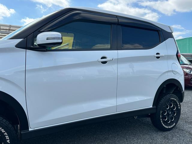 eKクロス T 4インチリフトアップキット 構造変更済公認車両 禁煙車 ワンオーナー車 ディーラー記録簿 純正ナビフルセグTV全方向カメラ ETC ドライブレコーダー デジタルインナーミラー XTREMEーJ14AW(77枚目)