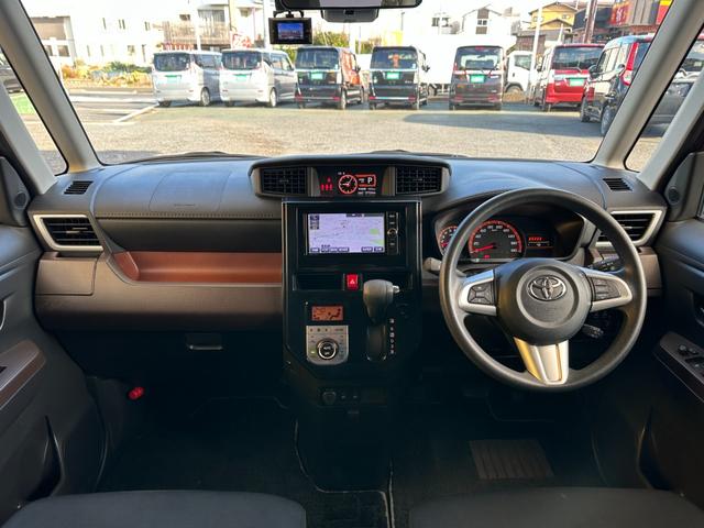 ルーミー G S 衝突軽減ブレーキ 誤発進抑制 禁煙車 純正ナビフルセグTVバックカメラ ブルートゥース ETC 前後2カメラドライブレコーダー 両側電動スライドドア シートヒーター クルーズコントロール LEDライト(4枚目)