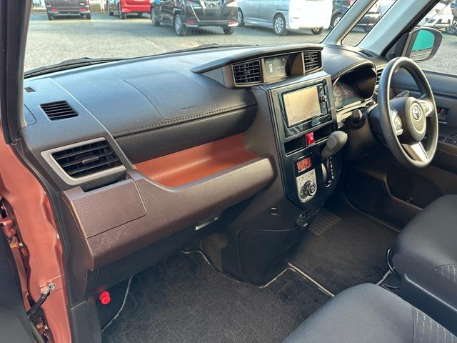 ルーミー G S 衝突軽減ブレーキ 誤発進抑制 禁煙車 純正ナビフルセグTVバックカメラ ブルートゥース ETC 前後2カメラドライブレコーダー 両側電動スライドドア シートヒーター クルーズコントロール LEDライト(13枚目)