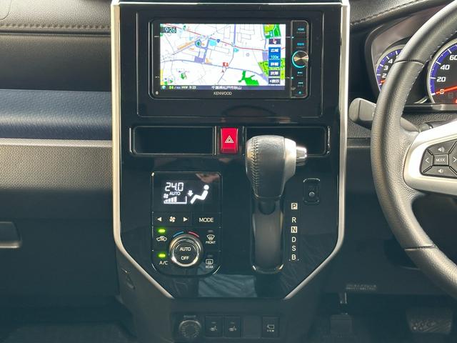 ルーミー カスタムG S 衝突軽減ブレーキ 誤発進抑制 ワンオーナー車 ケンウッドナビフルセグTV 純正全方向カメラ ブルートゥース 両側電動スライドドア 前席シートヒーター アイドリングストップ LEDヘッドライト&フォグ(14枚目)