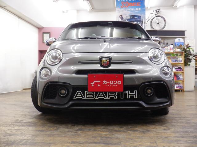 アバルト595 コンペティツィオーネ アルカンターラコンビ革シート/パドルシフト/純正タッチパネルオーディオ/HID/ETC/ブレンボキャリパー/Bluetooth/USB/前後ドラレコ/純正マット/スカッフプレート/クロームミラーカバー(7枚目)