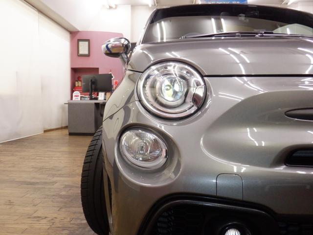 アバルト595 コンペティツィオーネ アルカンターラコンビ革シート/パドルシフト/純正タッチパネルオーディオ/HID/ETC/ブレンボキャリパー/Bluetooth/USB/前後ドラレコ/純正マット/スカッフプレート/クロームミラーカバー(39枚目)