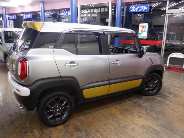 クロスビー ハイブリッドＭＺ　ブラックインテリアパッケージ特別仕様車／全方位モニターナビ／セーフティサポート／スペーシアカスタム用アームレストＢＯＸ装着／ガーニッシュ各部オプションイエロー／各部アルミ・ステンプレート化／禁煙車（20枚目）