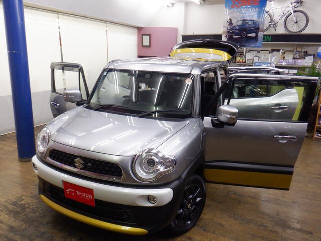 クロスビー ハイブリッドＭＺ　ブラックインテリアパッケージ特別仕様車／全方位モニターナビ／セーフティサポート／スペーシアカスタム用アームレストＢＯＸ装着／ガーニッシュ各部オプションイエロー／各部アルミ・ステンプレート化／禁煙車（24枚目）