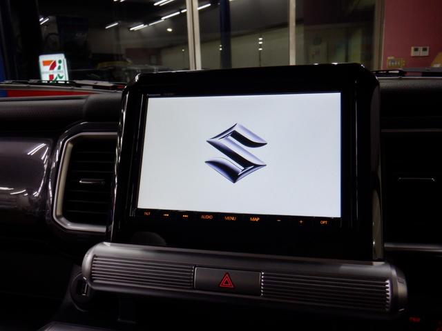 クロスビー ハイブリッドＭＺ　ブラックインテリアパッケージ特別仕様車／全方位モニターナビ／セーフティサポート／スペーシアカスタム用アームレストＢＯＸ装着／ガーニッシュ各部オプションイエロー／各部アルミ・ステンプレート化／禁煙車（25枚目）