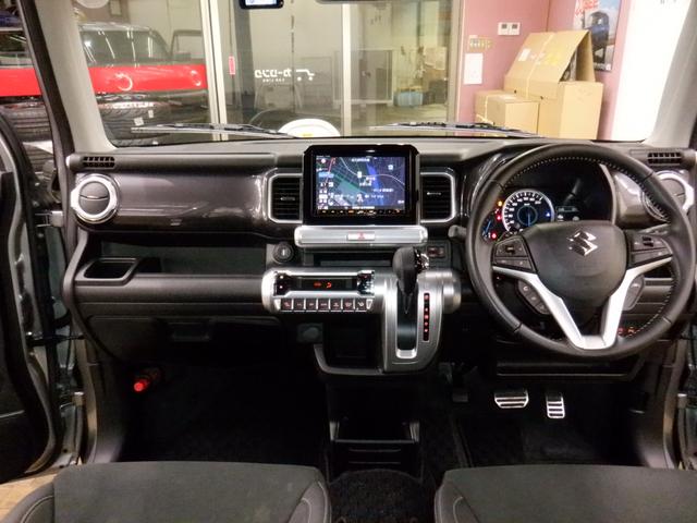 クロスビー ハイブリッドＭＺ　ブラックインテリアパッケージ特別仕様車／全方位モニターナビ／セーフティサポート／スペーシアカスタム用アームレストＢＯＸ装着／ガーニッシュ各部オプションイエロー／各部アルミ・ステンプレート化／禁煙車（26枚目）