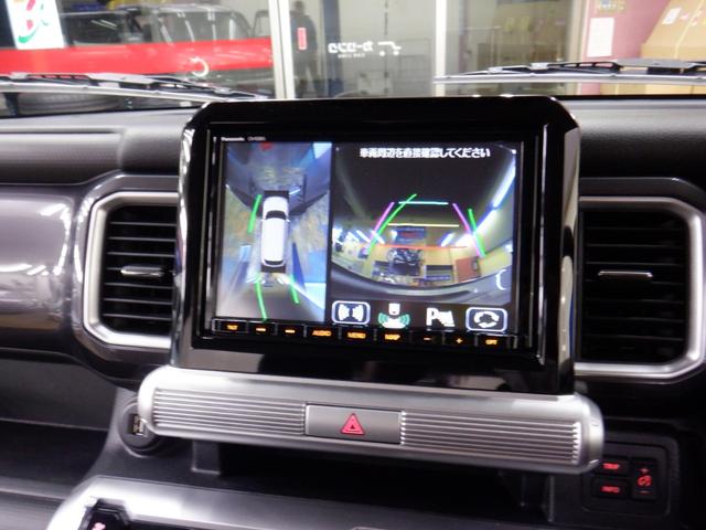 クロスビー ハイブリッドＭＺ　ブラックインテリアパッケージ特別仕様車／全方位モニターナビ／セーフティサポート／スペーシアカスタム用アームレストＢＯＸ装着／ガーニッシュ各部オプションイエロー／各部アルミ・ステンプレート化／禁煙車（30枚目）