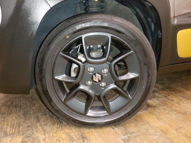 クロスビー ハイブリッドＭＺ　ブラックインテリアパッケージ特別仕様車／全方位モニターナビ／セーフティサポート／スペーシアカスタム用アームレストＢＯＸ装着／ガーニッシュ各部オプションイエロー／各部アルミ・ステンプレート化／禁煙車（52枚目）