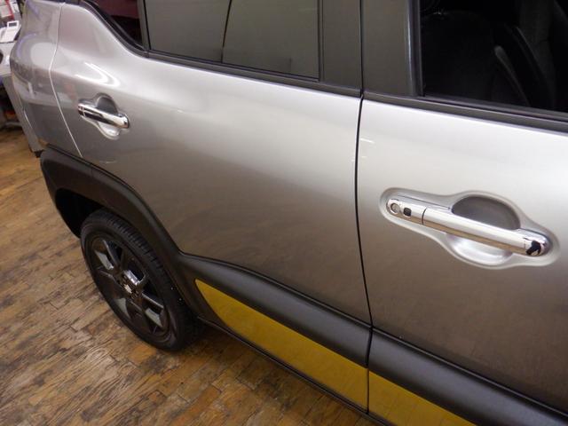 クロスビー ハイブリッドＭＺ　ブラックインテリアパッケージ特別仕様車／全方位モニターナビ／セーフティサポート／スペーシアカスタム用アームレストＢＯＸ装着／ガーニッシュ各部オプションイエロー／各部アルミ・ステンプレート化／禁煙車（59枚目）