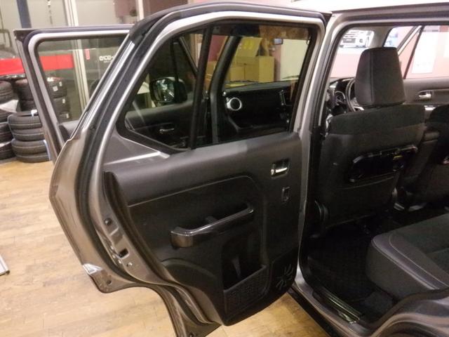 クロスビー ハイブリッドＭＺ　ブラックインテリアパッケージ特別仕様車／全方位モニターナビ／セーフティサポート／スペーシアカスタム用アームレストＢＯＸ装着／ガーニッシュ各部オプションイエロー／各部アルミ・ステンプレート化／禁煙車（73枚目）