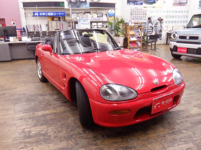 カプチーノ ベースグレード フルノーマル/(Tベルト・全油脂・エアコンコンプレッサー・エアコンガス・燃料ゲージ・燃料ポンプ・ガソリンホース、パイプ・ブレーキホース・バッテリー・ワイパー・タイヤ交換済+キャリパーOH済(8枚目)