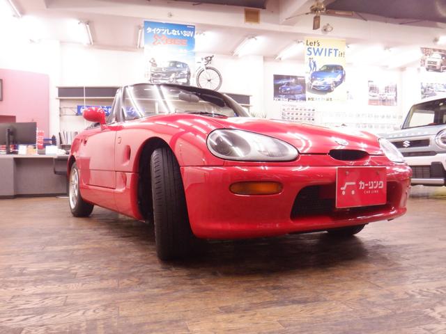 カプチーノ ベースグレード フルノーマル/(Tベルト・全油脂・エアコンコンプレッサー・エアコンガス・燃料ゲージ・燃料ポンプ・ガソリンホース、パイプ・ブレーキホース・バッテリー・ワイパー・タイヤ交換済+キャリパーOH済(10枚目)