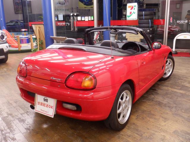 カプチーノ ベースグレード フルノーマル/(Tベルト・全油脂・エアコンコンプレッサー・エアコンガス・燃料ゲージ・燃料ポンプ・ガソリンホース、パイプ・ブレーキホース・バッテリー・ワイパー・タイヤ交換済+キャリパーOH済(11枚目)