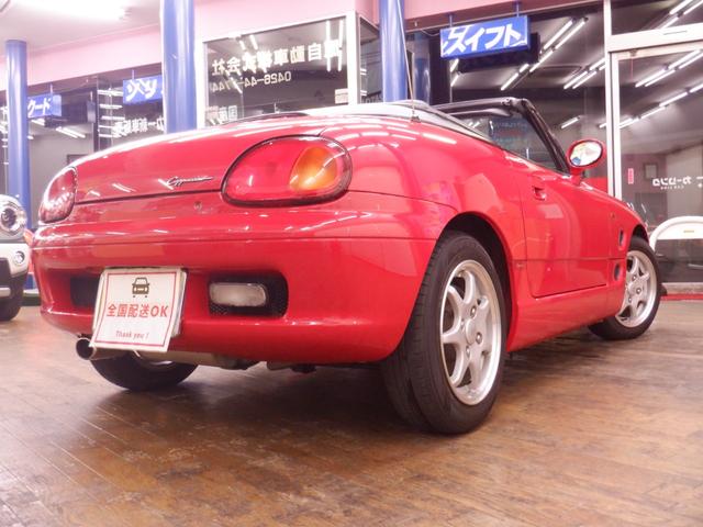 カプチーノ ベースグレード フルノーマル/(Tベルト・全油脂・エアコンコンプレッサー・エアコンガス・燃料ゲージ・燃料ポンプ・ガソリンホース、パイプ・ブレーキホース・バッテリー・ワイパー・タイヤ交換済+キャリパーOH済(13枚目)