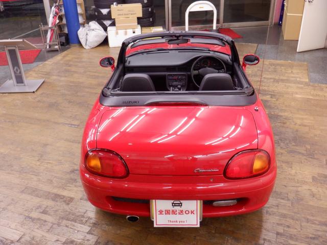 カプチーノ ベースグレード フルノーマル/(Tベルト・全油脂・エアコンコンプレッサー・エアコンガス・燃料ゲージ・燃料ポンプ・ガソリンホース、パイプ・ブレーキホース・バッテリー・ワイパー・タイヤ交換済+キャリパーOH済(15枚目)