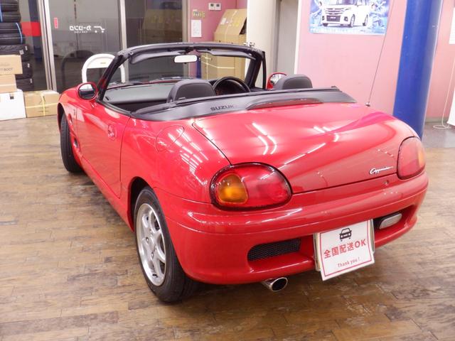 カプチーノ ベースグレード フルノーマル/(Tベルト・全油脂・エアコンコンプレッサー・エアコンガス・燃料ゲージ・燃料ポンプ・ガソリンホース、パイプ・ブレーキホース・バッテリー・ワイパー・タイヤ交換済+キャリパーOH済(17枚目)