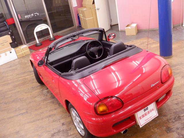 カプチーノ ベースグレード フルノーマル/(Tベルト・全油脂・エアコンコンプレッサー・エアコンガス・燃料ゲージ・燃料ポンプ・ガソリンホース、パイプ・ブレーキホース・バッテリー・ワイパー・タイヤ交換済+キャリパーOH済(18枚目)