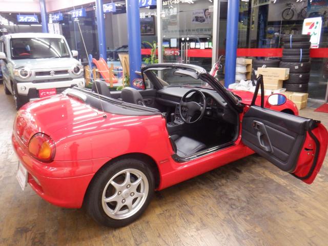 カプチーノ ベースグレード フルノーマル/(Tベルト・全油脂・エアコンコンプレッサー・エアコンガス・燃料ゲージ・燃料ポンプ・ガソリンホース、パイプ・ブレーキホース・バッテリー・ワイパー・タイヤ交換済+キャリパーOH済(21枚目)