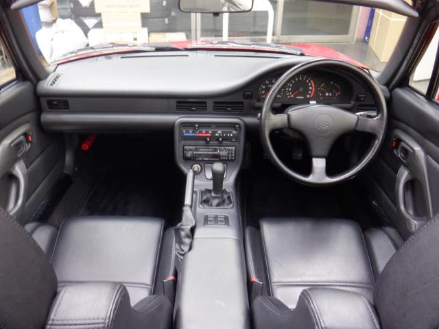 カプチーノ ベースグレード フルノーマル/(Tベルト・全油脂・エアコンコンプレッサー・エアコンガス・燃料ゲージ・燃料ポンプ・ガソリンホース、パイプ・ブレーキホース・バッテリー・ワイパー・タイヤ交換済+キャリパーOH済(24枚目)